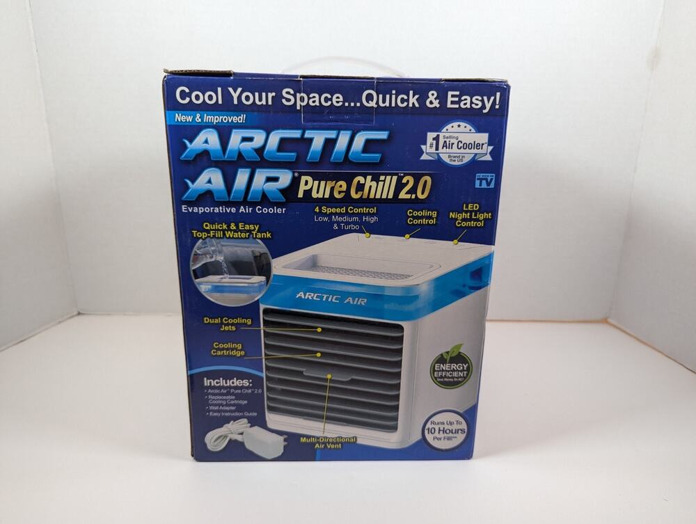 Arctic Air Pure Chill 2.0 Evaporative Air Cooler Hydro-Chill Technology